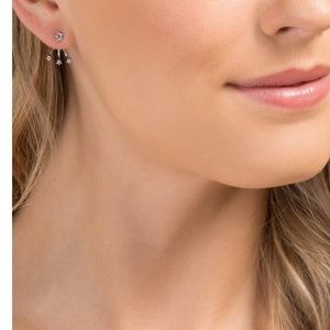 Francesca’s sterling silver jacket earrings